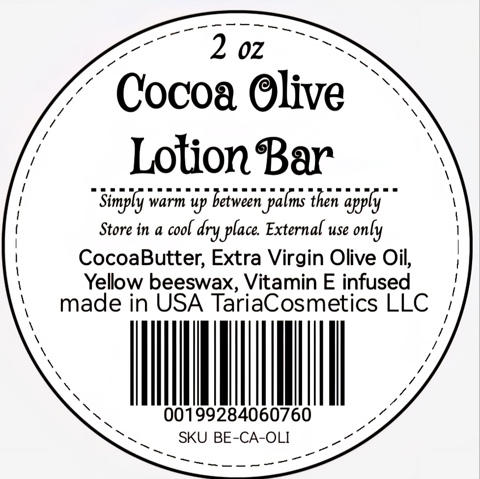 Cocoa Olive Lotion Bar