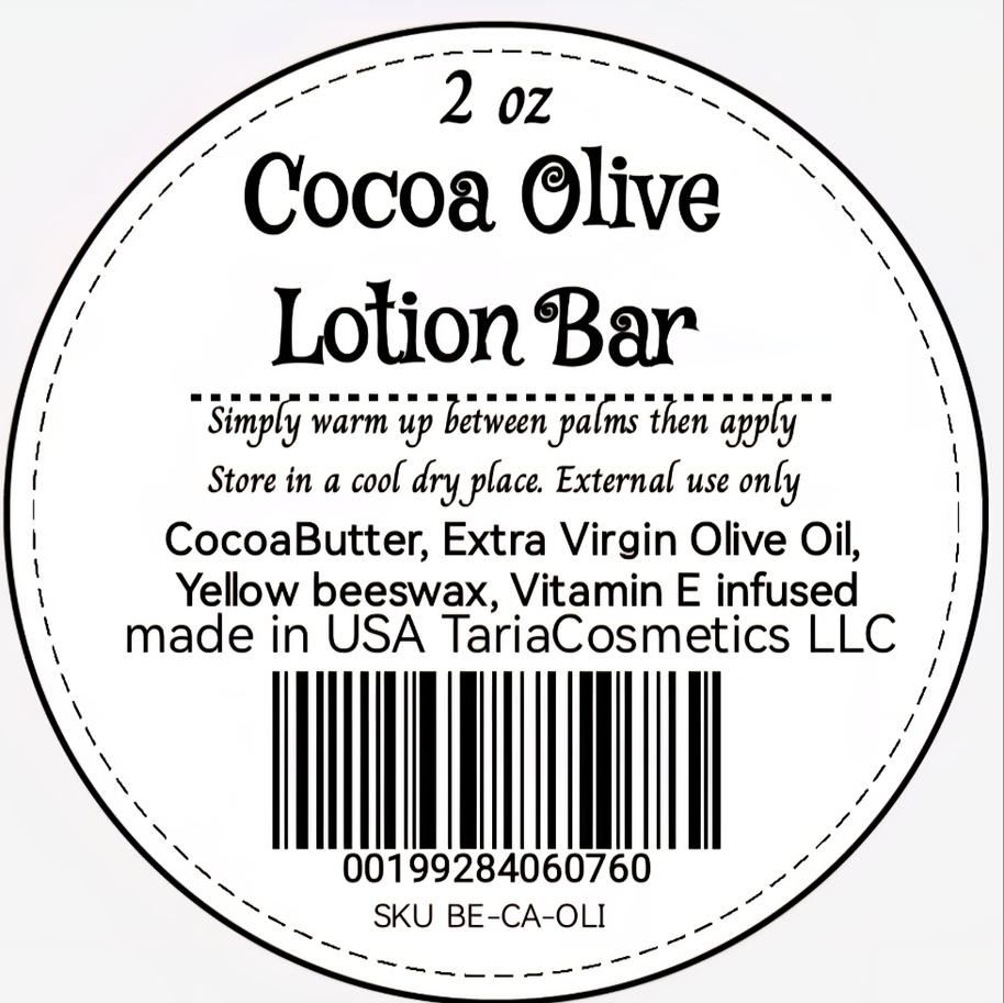 Cocoa Olive Lotion Bar