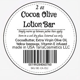 Coconut Olive Oil Lotion Bar
