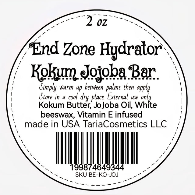 Kokum/Jojoba Lotion Bar, Endzone Hydrator
