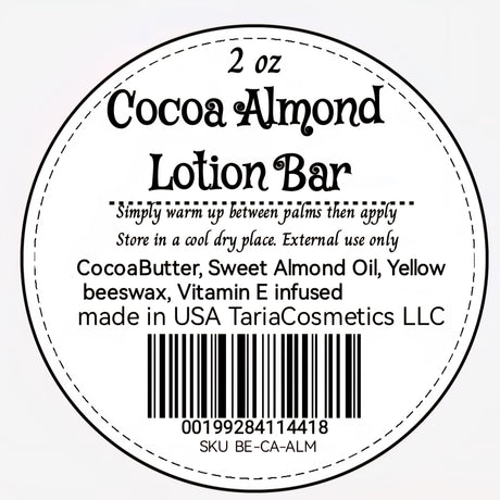 Cocoa Almond Lotion Bar